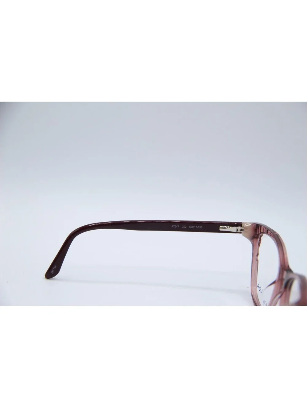 Ann Taylor At347 C02 Clear Pink Brown Authentic Eyeglasses 52-17-135